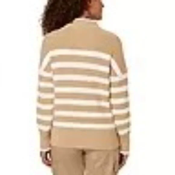 Lands' End Women's Quarter Zip Cotton Sweater Sm NWT‎ - Picture 4 of 7